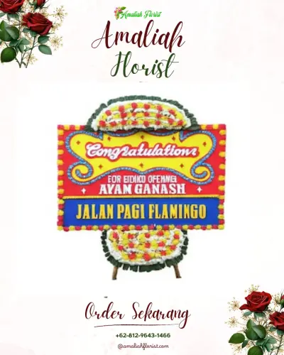 Bunga Papan Congratulation di 16 Ulu